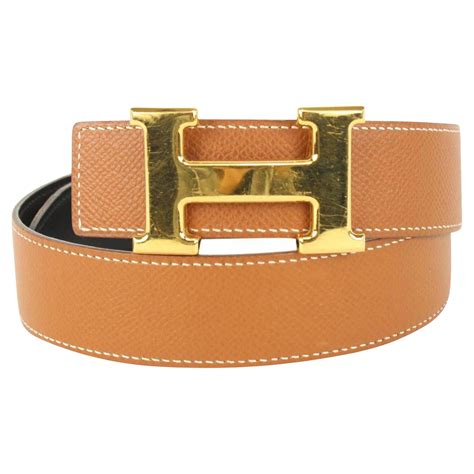 hermes belt women brown|hermes reversible belt price.